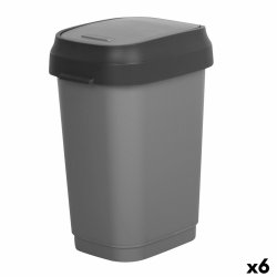Soptunna Curver Mrkgr Plast 35 L (6 antal)