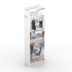 Vertikalt hopf�llbart torkst�ll med hjul Dolver InnovaGoods 24 S