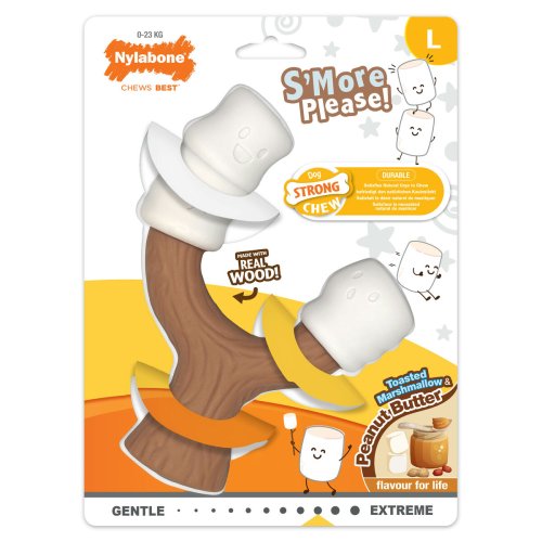 Hundleksak Nylabone Brun Jordntssmr L