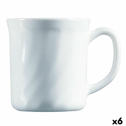 Koppar Luminarc Trianon Vit Glas 290 ml (6 antal) (Pack 6x)