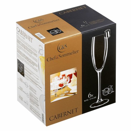 Champagneglas Chef&Sommelier Cabernet Transparent Glas 6 antal (