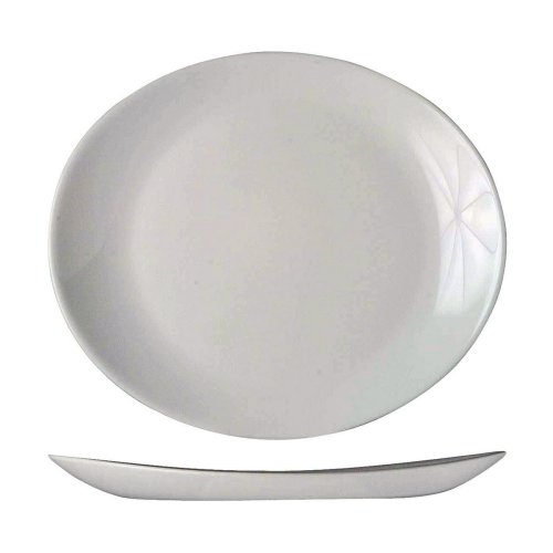 Platt skl Arcoroc Restaurant 30 x 26 cm Vit Glas (6 antal)