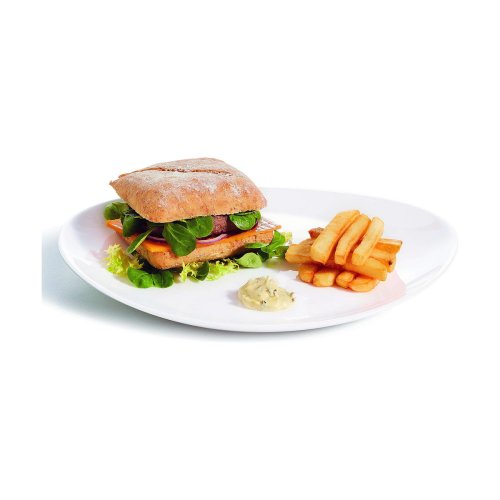 Platt skl Arcoroc Restaurant 30 x 26 cm Vit Glas (6 antal)