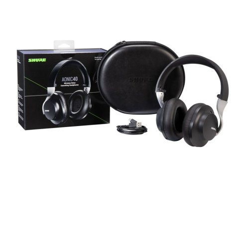 Trdlsa, vikbara hrlurar med pannband Shure Aonic 40