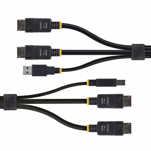 Kabeladapter Startech DDU1226-KVM-CABLE Svart 1,8 m