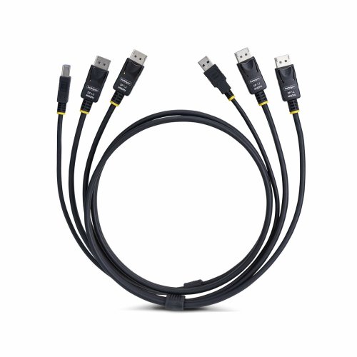 Kabeladapter Startech DDU1226-KVM-CABLE Svart 1,8 m