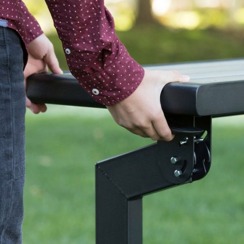 Bnk med ryggstd Lifetime Bord Gr Convertible