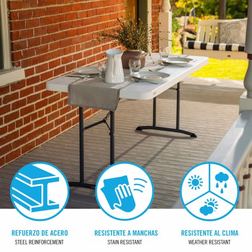 Fllbord Lifetime Vit 152 x 74 x 76 cm