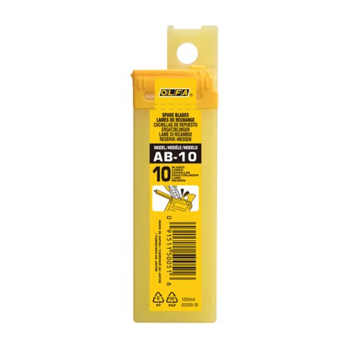 Knivblad Olfa AB-10 delbar 10 antal