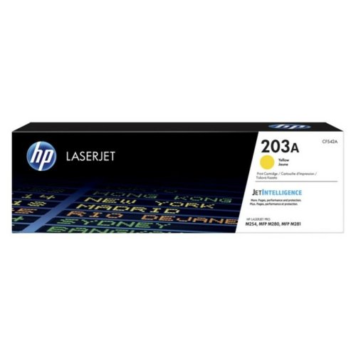 Original Toner HP 203A Gul