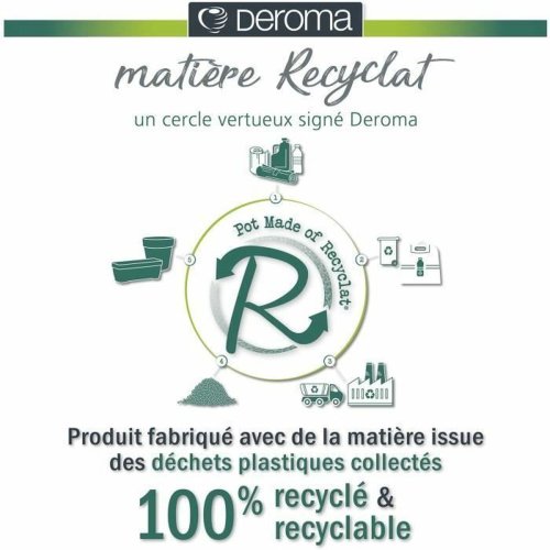 Kruka Deroma Svart 48 x 43 cm 58 L