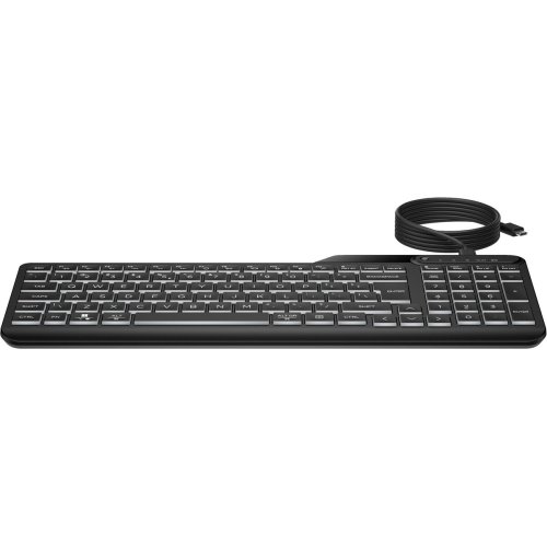 Tangentbord HP 7N7C0AA#ABB Svart QWERTY