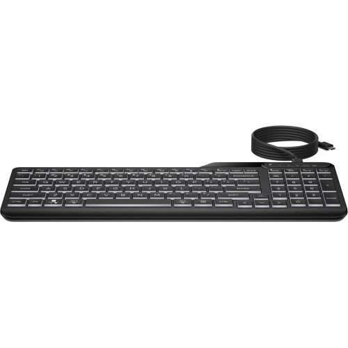 Tangentbord HP 7N7C0AA#ABE Vit Svart Qwerty Spanska