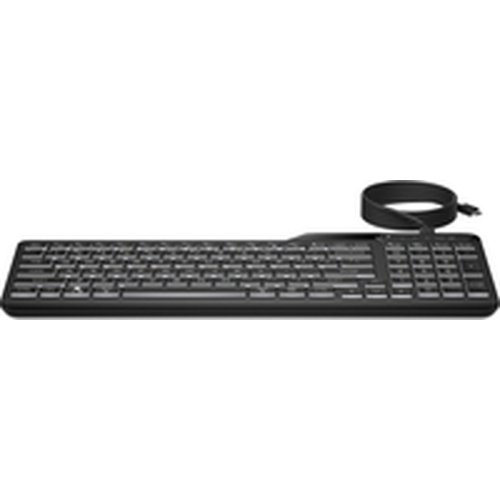 Tangentbord HP 7N7C0AA#ABE Vit Svart Qwerty Spanska