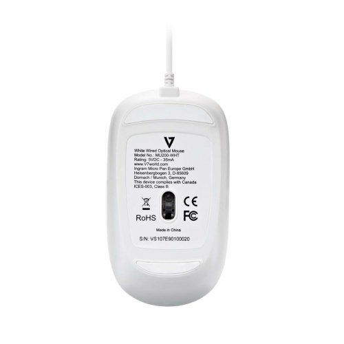 Mus V7 MU200GS-WHT Vit 1600 dpi