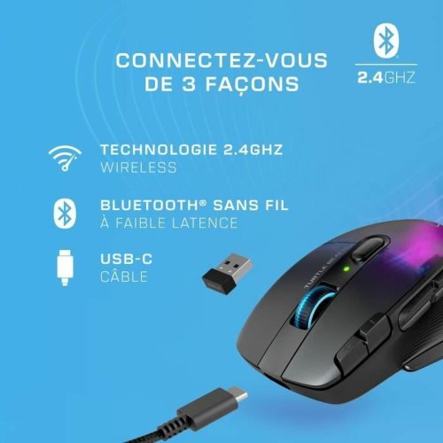 Trdls Mus Turtle Beach Kone XP Air Svart