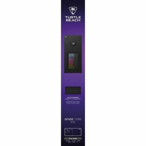 Musmatta Turtle Beach Sense Core XXL Svart