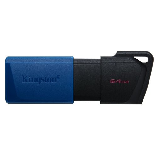 Minnessticka Kingston DTXM/64GB Nyckelkedja Svart Bl Svart/Bl