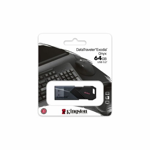 USB-minne Kingston DTXON/64GB Svart 64 GB
