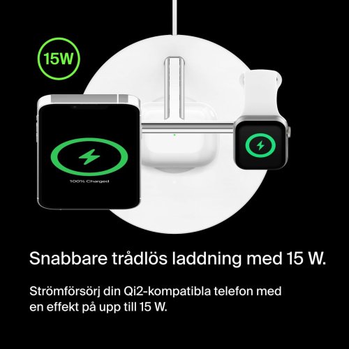 Trdls laddare Belkin WIZ009VFWH-V2 Vit