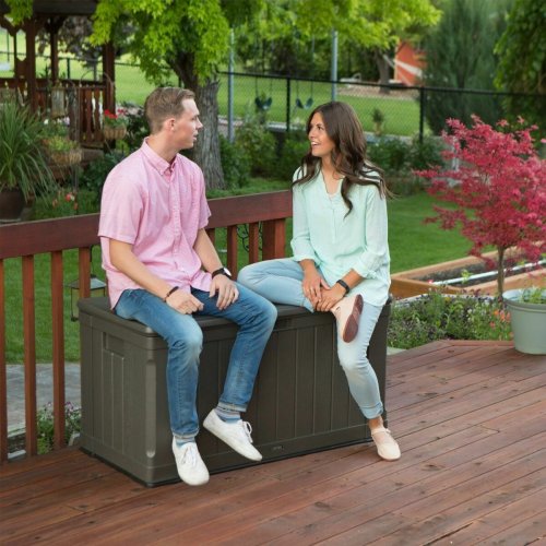 Utomhus Brst Lifetime Brun 440 L Plast 127 x 64 x 67 cm