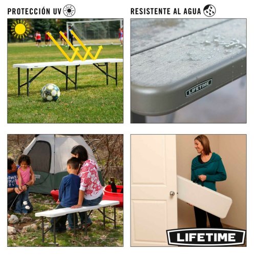 Bnk Lifetime Vit Hopfllbar 183 x 42 x 29 cm