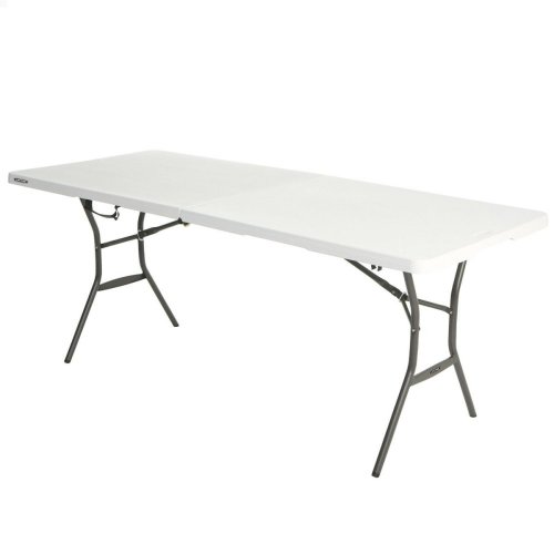 Fllbord Lifetime Vit 185 x 74 x 76 cm Stl Plast