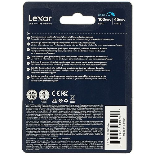 USB-minne Lexar 633x Bl Svart 128 GB