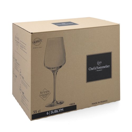 Glasset Chef&Sommelier Sublym Eco Transparent Glas 550 ml (6 ant