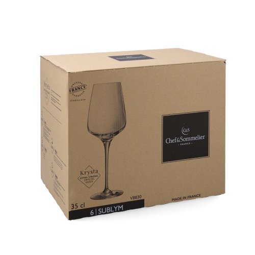 Glasset Chef&Sommelier Sublym Eco Transparent Glas 350 ml (6 ant