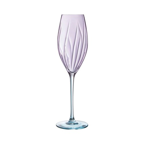 Champagneglas Cristal d?Arques Paris Swirly Spring Rosa Glas 210