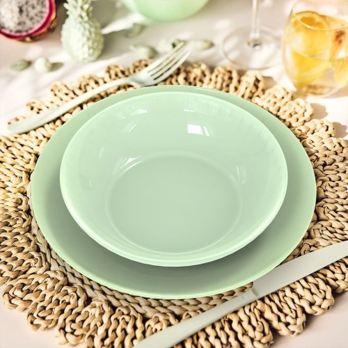 Matservis Luminarc Apy Paradise Verde Grn Glas 18 Delar