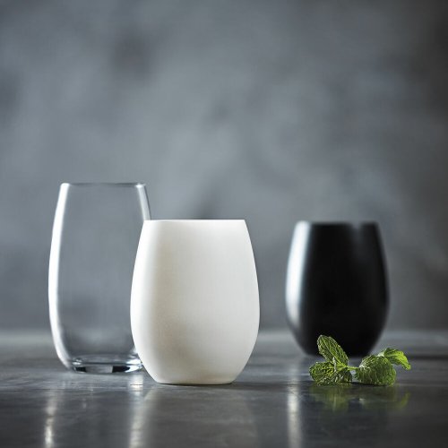Glasset Chef&Sommelier PRIMARY BLACK Svart Glas 360 ml 6 Delar