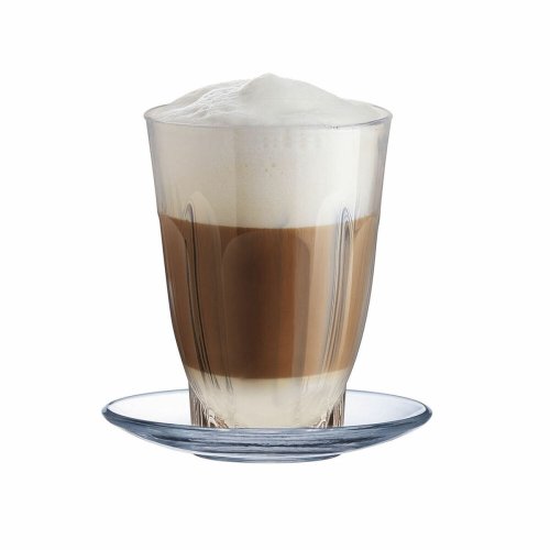 Tallriksset Arcoroc Arcadie Kaffe/ Caf 6 antal Glas (14 cm)