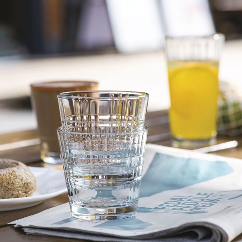 Glasset Arcoroc Stack'up Cross Transparent Glas 210 ml 6 antal