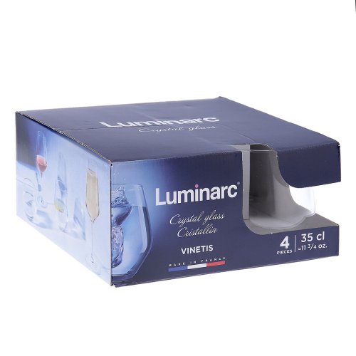 Glas fr vatten Luminarc Vinetis Transparent Glas 360 ml (4 anta
