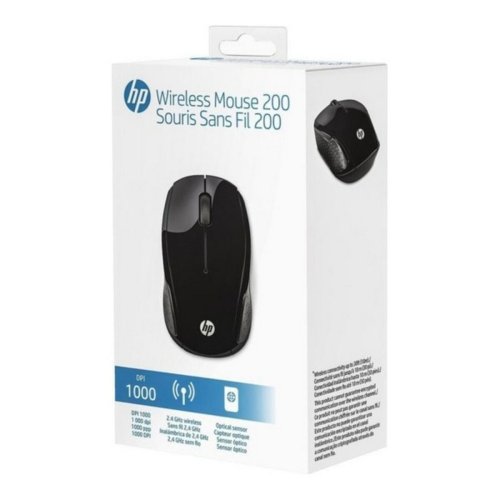 Trdls Mus HP Wireless Mouse 200 Svart