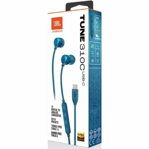 Hrlurar med Mikrofon JBL Tune 310C Bl
