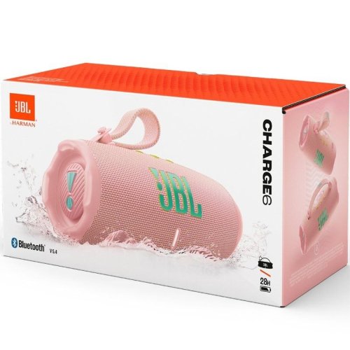 Brbar Bluetooth Hgtalare JBL Charge 6 Rosa