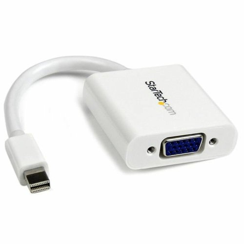 Mini-DisplayPort till VGA-adapter Startech MDP2VGAW Vit Svart 0,