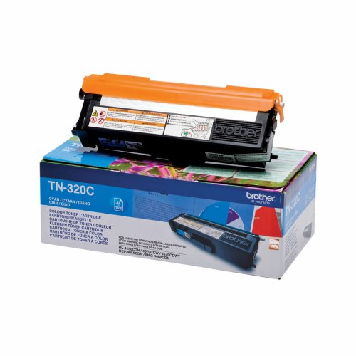 Original Toner Brother TN-320C Bl Turkos