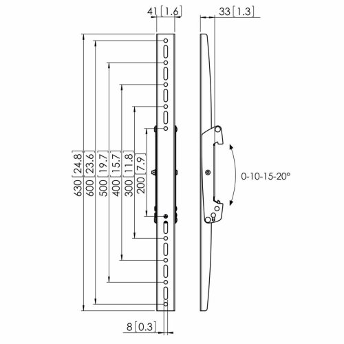 TV-fste Videowall Vogel's 7233060