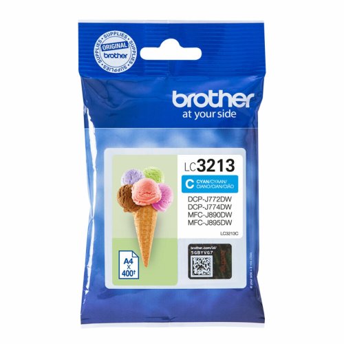 Original Blckpatron Brother LC-3213C Turkos