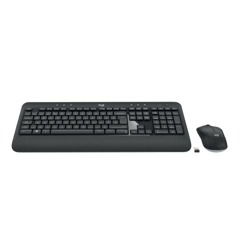 Speltangentbord och mus Logitech MK540 Azerty Franska Vit Svart/
