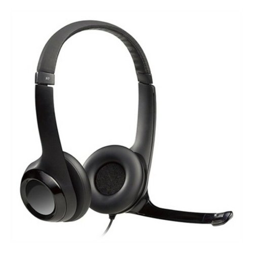 Hrlurar med Mikrofon Logitech 981-000406 Svart