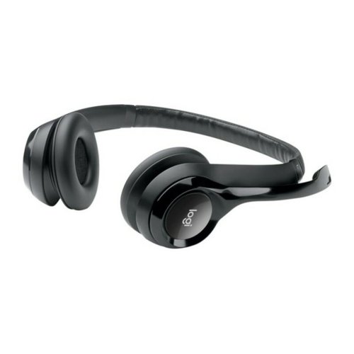 H�rlurar med Mikrofon Logitech 981-000406 Svart