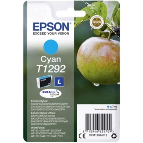 Original Blckpatron Epson Cartucho T1292 cian Turkos