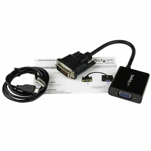 DVI-D till VGA Adapter Startech DVI2VGAE             0,19 m Svar