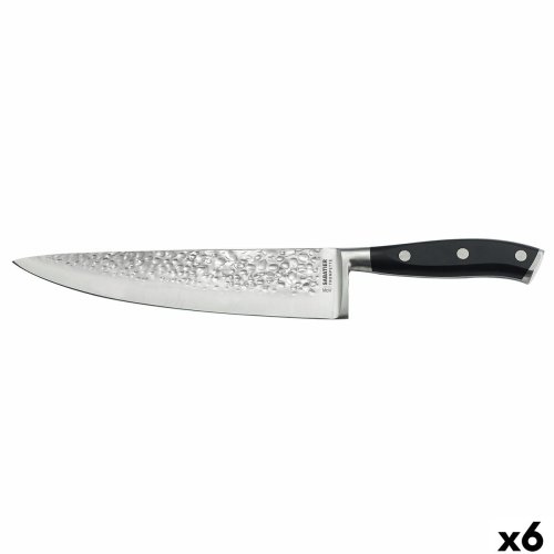 Kockskniv Sabatier Carbon Svart Metall Bakelit (6 antal)