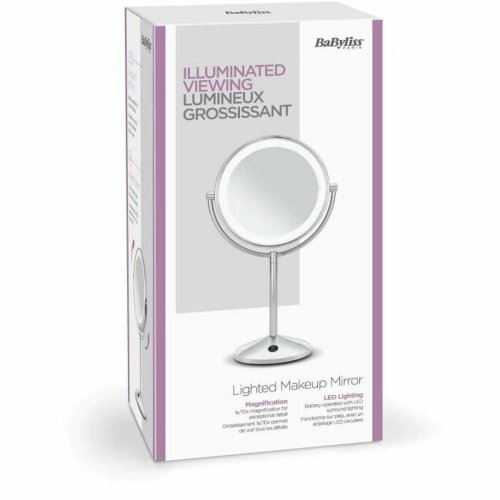 Frstorande Spegel med LED Babyliss 9436E Stl Rostfritt stl Du